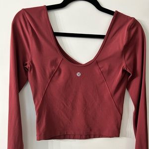 Lululemon Align long sleeve crop